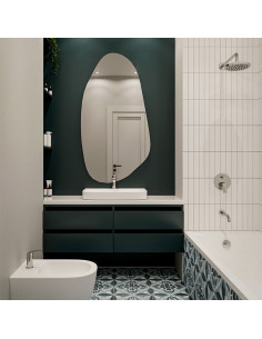 Kassia - Juego Cromo Monocomando Para Ducha De Embutir De Baño. 2