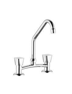 Alizé - Juego Cromo Bimando Para Mesada De Cocina.