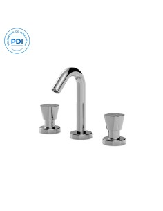 Alizé - Juego Cromo Bimando Lavatorio/bidet/ducha Pdi De Baño 2