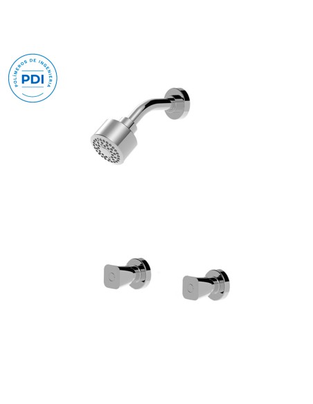 Alizé Ducha Pdi De Embutir Monocomando Con Flor De Ducha