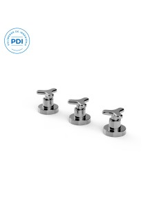 Treva - Juego Cromo Bimando Pdi Para Bidet De Baño.