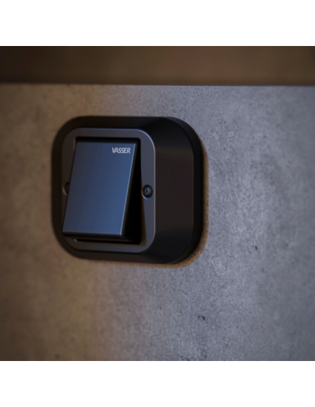 Promatic  Tapa De Valvula De Descarga Negra