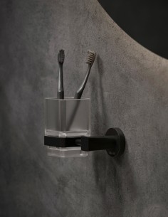 Zafiro Porta Cepillos Negro 2