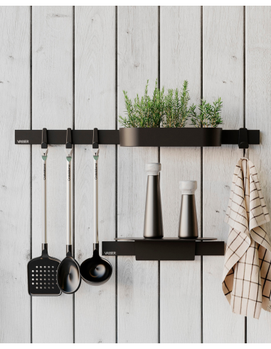 Stander Percha Multifunción (larga) Negro