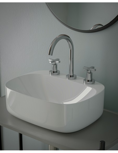 Cruxia Lavatorio Bimando Para Mesada