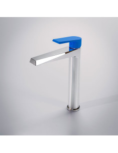 Grifería Para Baño Monocomando Lavatorio Zafiro Alto Hortensia De Verano 2