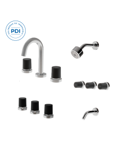 Leda Box Pdi Negro Y Cromo