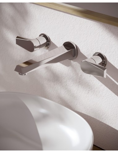 Zafiro Lavatorio Bimando Para Pared