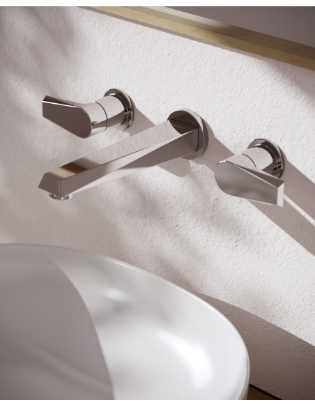 Zafiro Lavatorio Bimando Para Pared