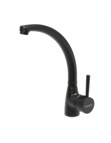 Antila Cocina Monocomando Para Mesada Negro