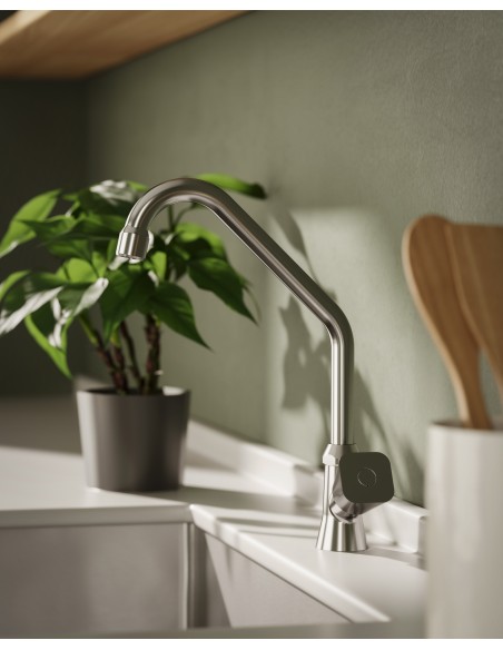 Alize - Canilla A Un Agua Con Cierre A Compresión Para Mesada