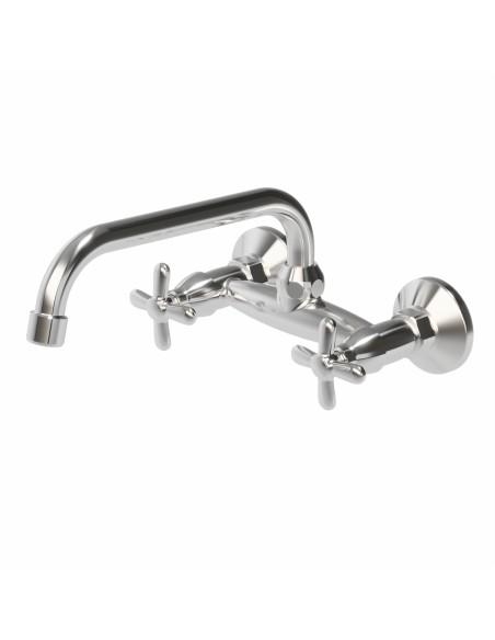 Vega  Juego Cromo Bimando Para Pared De Cocina.