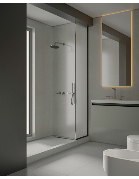 Ginko Lavatorio Bimando Lever Para Mesada