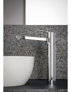 Troya Lavatorio Monocomando Alto Para Mesada 2