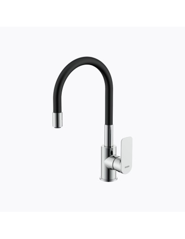 Agatha S Cocina Monocomando Para Mesada De Cocina Negro Cromo