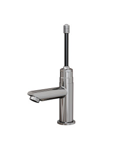 Promatic - Juego Cromo Cierre Automático Para Lavatorio De Baño Para Personas Con Discapacidad.