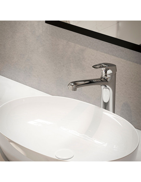 Iris Lavatorio Monocomando Alto Para Mesada