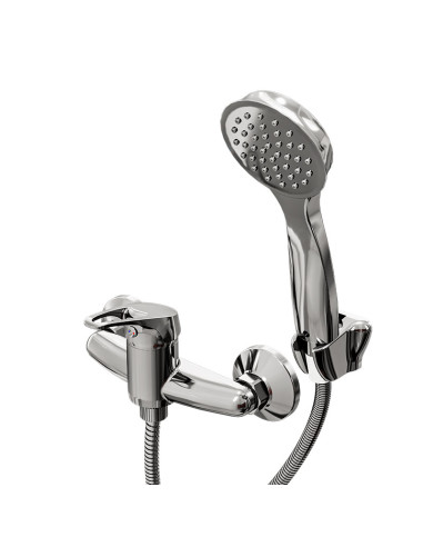 Iris Ducha Exterior Monocomando Con Duchador Manual