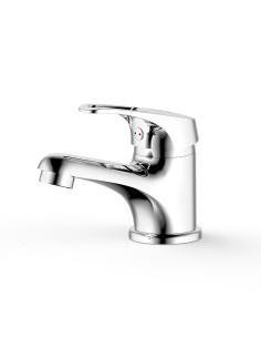 Iris - Juego Cromo Monocomando Para Lavatorio De Baño.