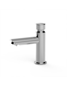 Promatic - Juego Cromo Cierre Automático Para Lavatorio De Baño.