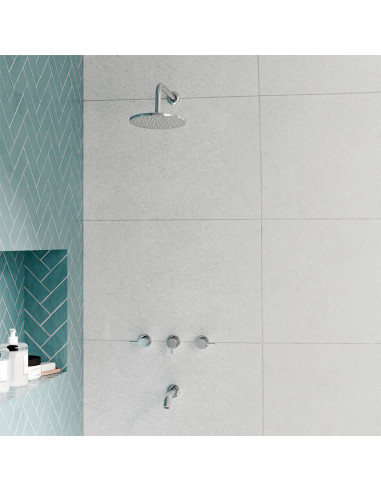 Onix Ducha Pdi De Embutir Bimando Con Flor De Ducha Y Lavapies