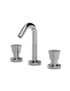 Alizé - Juego Cromo Bimando Para Lavatorio De Baño.