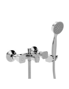 Alizé - Juego Cromo Bimando De Exterior Para Ducha De Baño