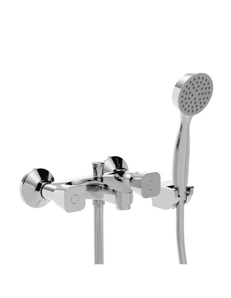 Alizé Ducha Exterior Monocomando Con Duchador Manual Y Lavapies