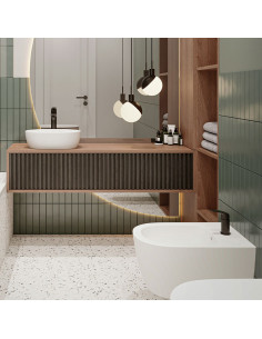 Kassia - Juego Negro Monocomando Para Bidet De Baño. 2