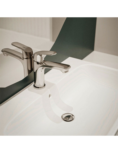 Kassia Lavatorio Monocomando Bajo Para Mesada