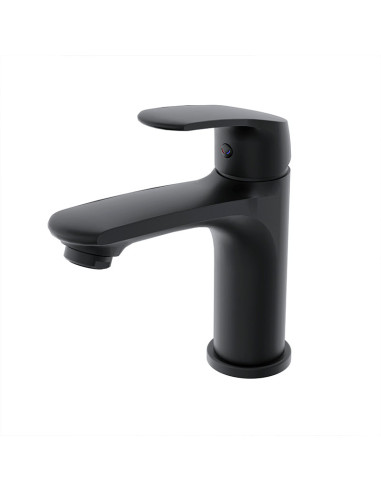 Kassia Lavatorio Monocomando Bajo Para Mesada Negro
