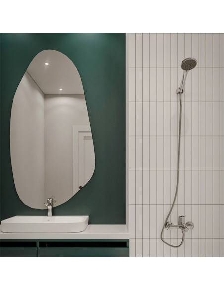 Kassia Ducha Exterior Monocomando Con Duchador Manual Y Lavapies