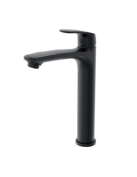 Kassia Lavatorio Monocomando Alto Para Mesada Negro