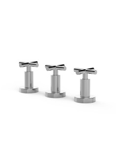 Cyrano - Juego Cromo Bimando Para Bidet De Baño.