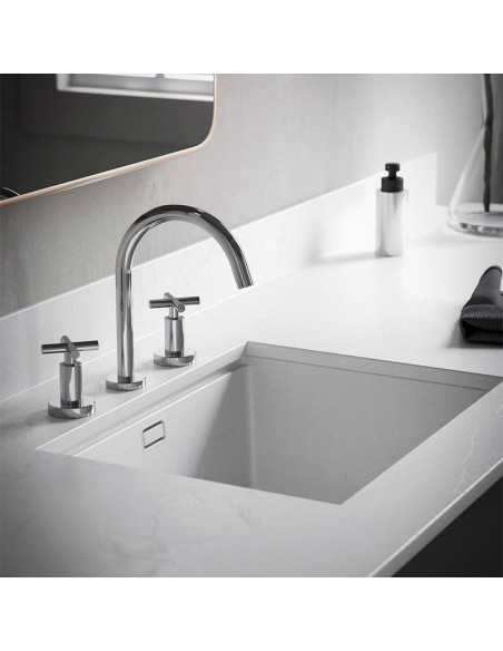 Cyrano Lavatorio Bimando Para Mesada