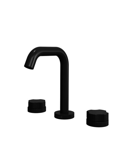 Senza Lavatorio Bimando Para Mesada Negro