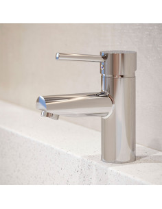 Lyra - Juego Cromo Monocomando Para Lavatorio De Baño. 2