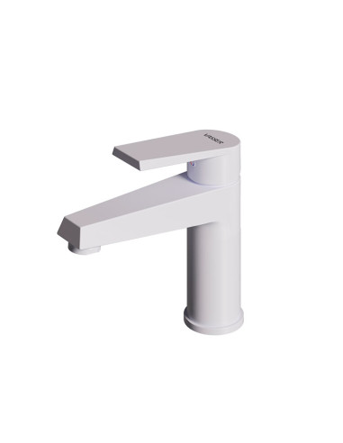 Zafiro Lavatorio Monocomando Bajo Para Mesada Blanco