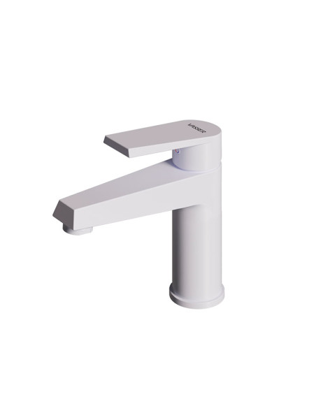 Zafiro Lavatorio Monocomando Bajo Para Mesada Blanco