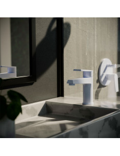 Zafiro - Juego Blanco Monocomando Para Lavatorio De Baño. 2