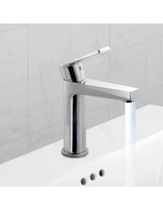 Zafiro - Juego Cromo Monocomando Para Lavatorio De Baño. 2