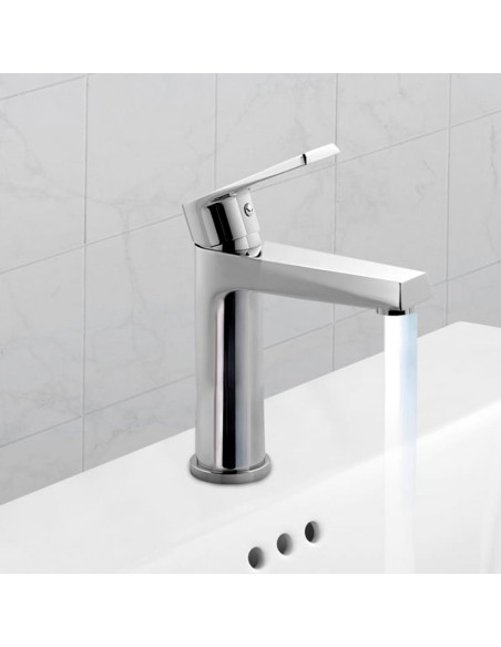 Zafiro Lavatorio Monocomando Bajo Para Mesada