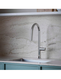 Jaspe Cocina Monocomando Electrónica Para Mesada Con Pico Extensible 2