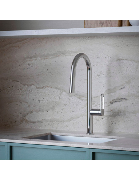 Jaspe Cocina Monocomando Electrónica Para Mesada Con Pico Extensible