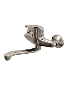 Troya - Juego Cromo Monocomando Para Pared De Cocina.