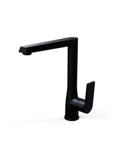 Zafiro - Juego Negro Monocomando Para Mesada De Cocina.