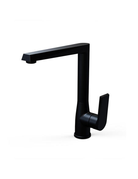 Zafiro Cocina Monocomando Para Mesada Negro