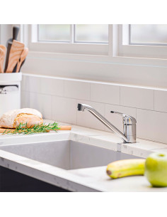 Troya - Juego Cromo Monocomando Para Mesada De Cocina. 2