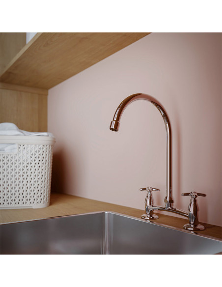 Vega Cocina Bimando Lever Para Mesada