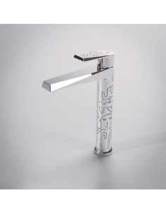 Grifería Para Baño Monocomando Lavatorio Zafiro Alto Milo Lockett 2